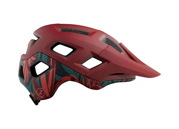 CASCO MTB COYOTE ROJO MATE RAINFOREST