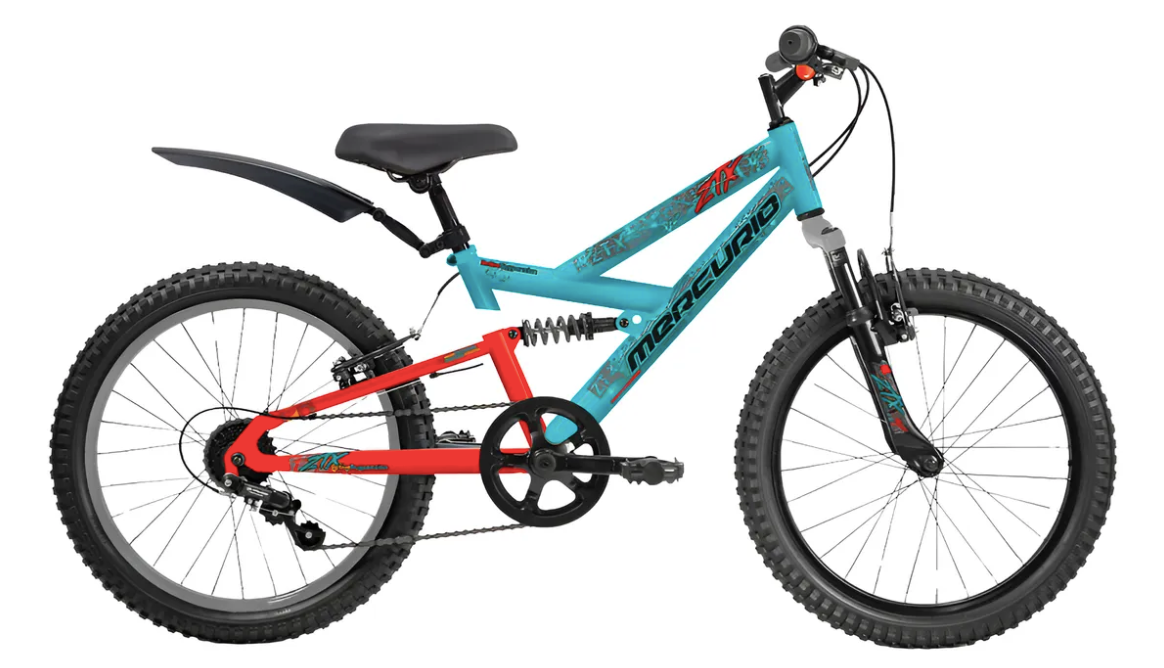 BICICLETA MERCURIO DS ZTX 20 COLOR ESMERALDA 7 VELOCIDADES ACERO