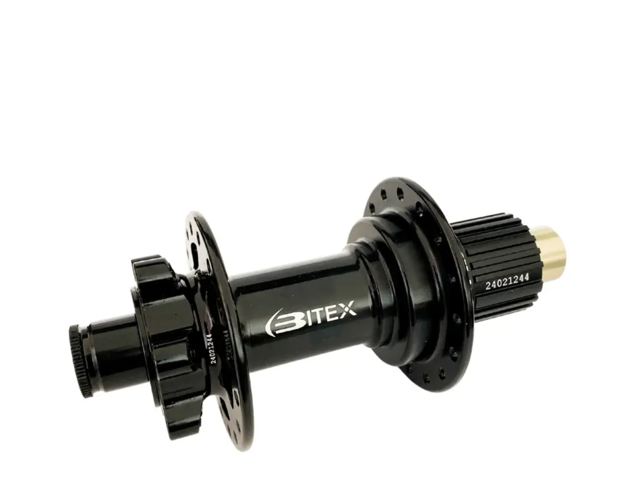 MAZA TRASERA MTB ENDURO BITEX ´25 BX211 6B BOOST 12x148MM NEGRA "J" (EJE DE CROMOLIO)