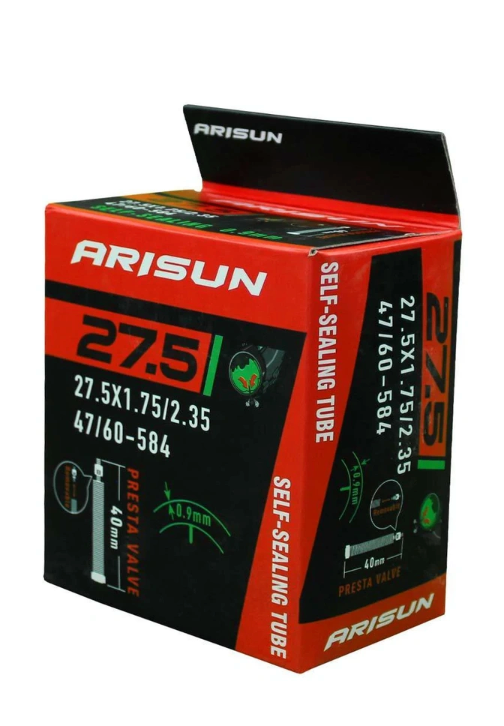 CAMARA MTB ARISUN 27.5X1.75.2.35 VALVULA FRANCESA 40MM C/SELLADOR