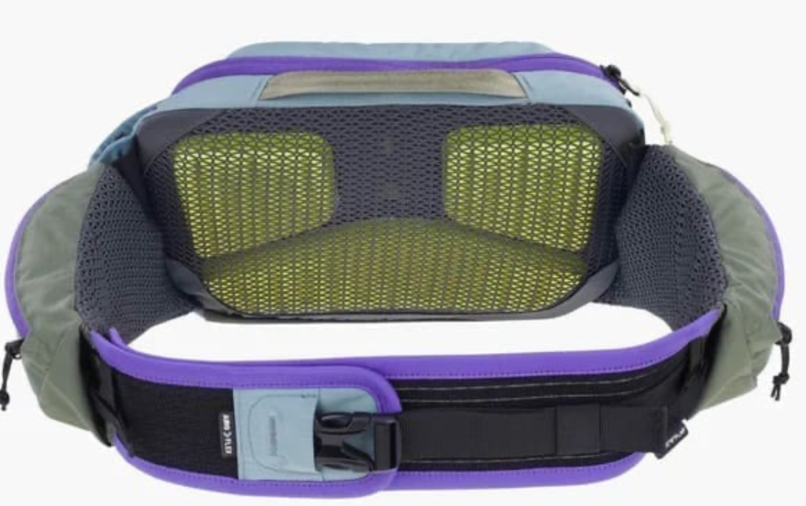 Cangurera EVOC Hip Pack Pro 3 + bolsa de hidratacion 1.5LT Violet – Dark olive