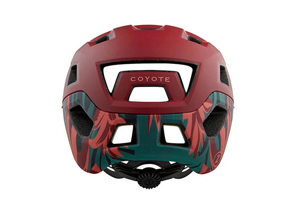 CASCO MTB COYOTE ROJO MATE RAINFOREST