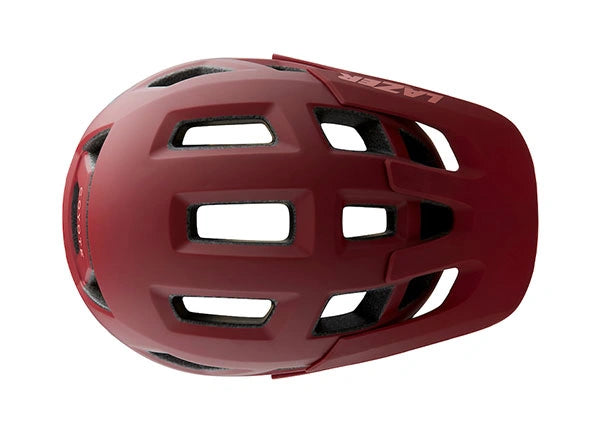 CASCO MTB COYOTE ROJO MATE RAINFOREST