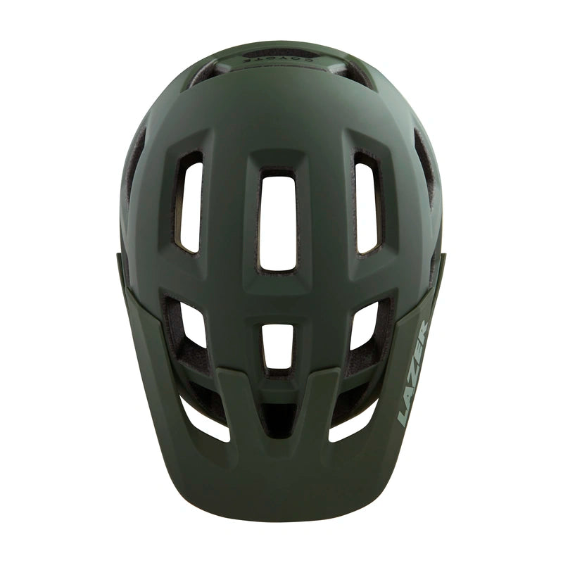 CASCO MTB COYOTE VERDE OSCURO MATE