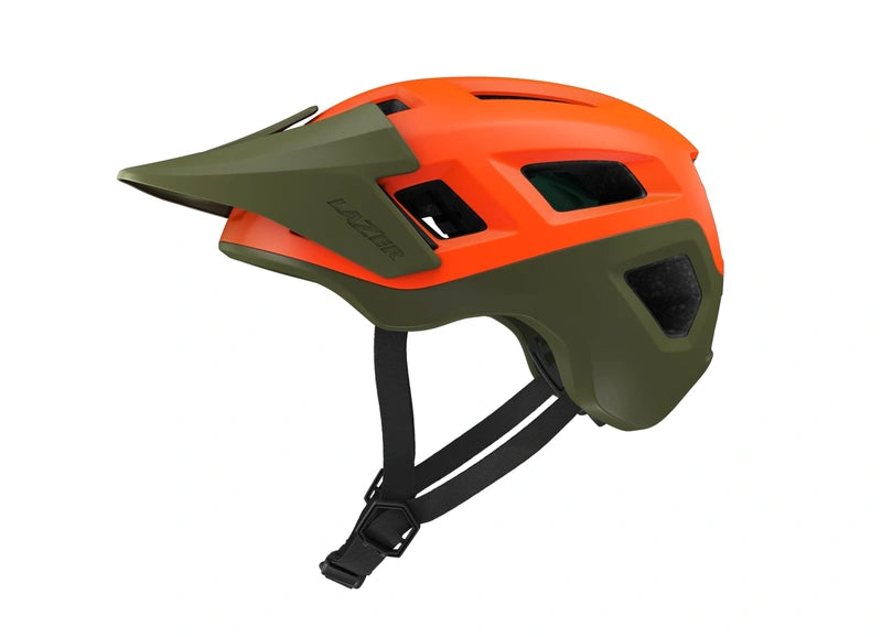 CASCO MTB COYOTE KINETICORE VERDE NARANJA MATTE