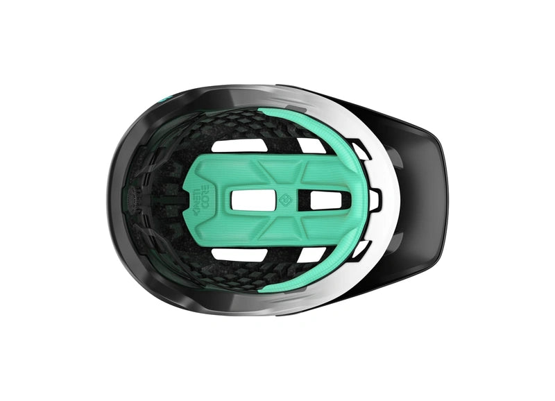 CASCO MTB COYOTE KINETICORE NEGRO BLANCO MATTE