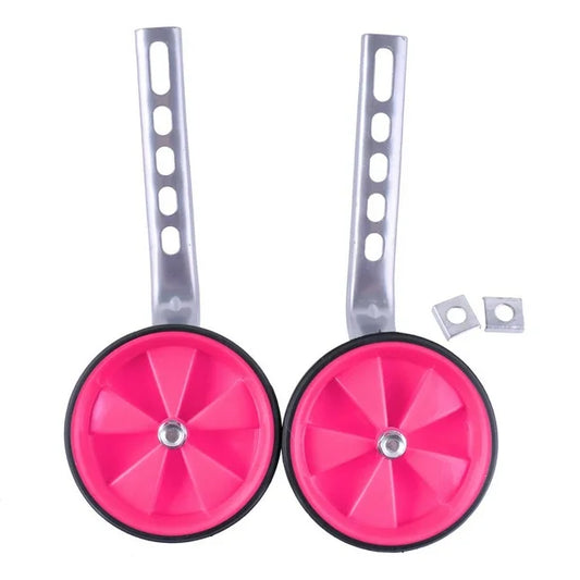 Ruedas Laterales Para Bicileta R12 Rosa