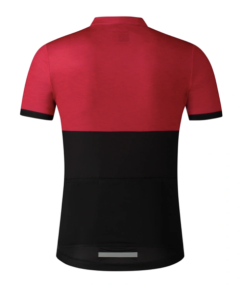 Jersey Manga Corta c cierre Element Rojo Talla M