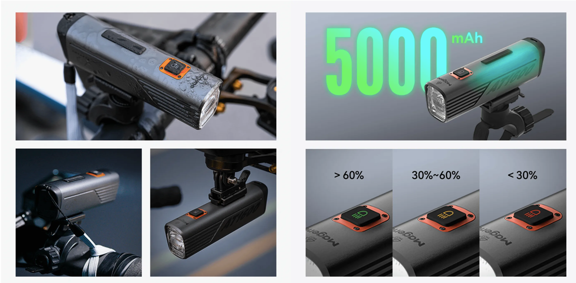 Lámpara delantera Inteligente Magene 1600