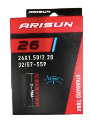 CAMARA MTB ARISUN 26X1.50.2.20 VALVULA AMERICANA