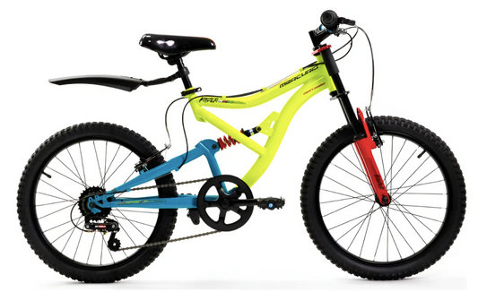 BICICLETA MERCURIO DS KAIZER 20 COLOR LIMA 7 VELOCIDADES ACERO