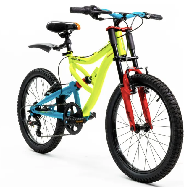 BICICLETA MERCURIO DS KAIZER 20 COLOR LIMA 7 VELOCIDADES ACERO