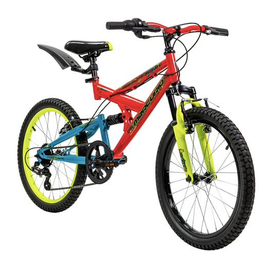 BICICLETA MERCURIO DS ZTX 20 COLOR NARANJA 7 VELOCIDADES ACERO