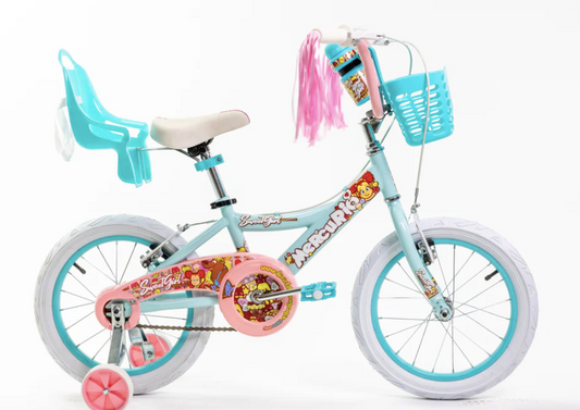 BICICLETA MERCURIO SWEET GIRL 16 COLOR MENTA 1 VELOCIDAD ACERO