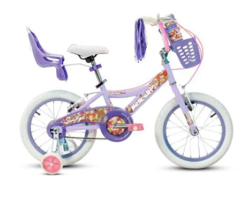 BICICLETA MERCURIO SWEET GIRL 16 COLOR PURPURA 1 VELOCIDAD ACERO