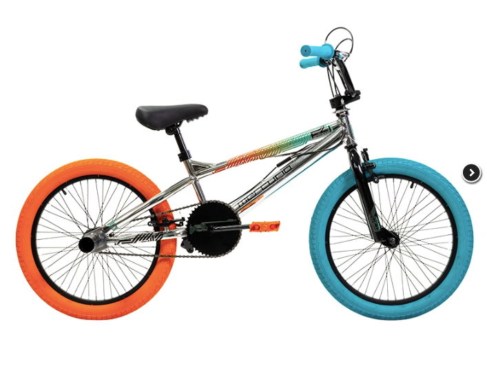 BICICLETA MERCURIO BMX MAGNUM 20 COLOR CROMADO 1 VELOCIDAD ACERO