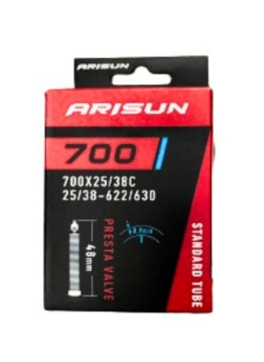 CAMARA GRAVEL ARISUN 700X25 38C VALVULA FRANCESA 48MM