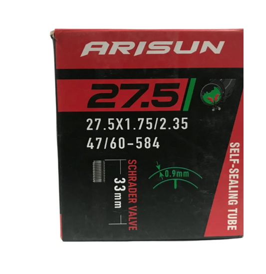 CAMARA MTB ARISUN 27.5X1.75.2.35 VALVULA AMERICANA 33MM C/SELLADOR