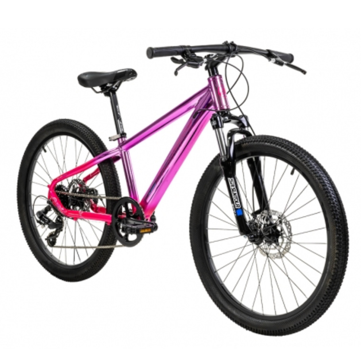 BICICLETA ALUBIKE MTB SIERRA 24 COLOR ROSA UV ALUMINIO UNITALLA 8 VELOCIDADES