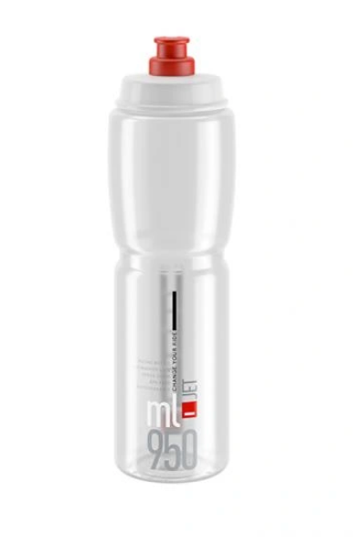 ANFORA ELITE JET TRANSPARENTE LOGO ROJO 950ML
