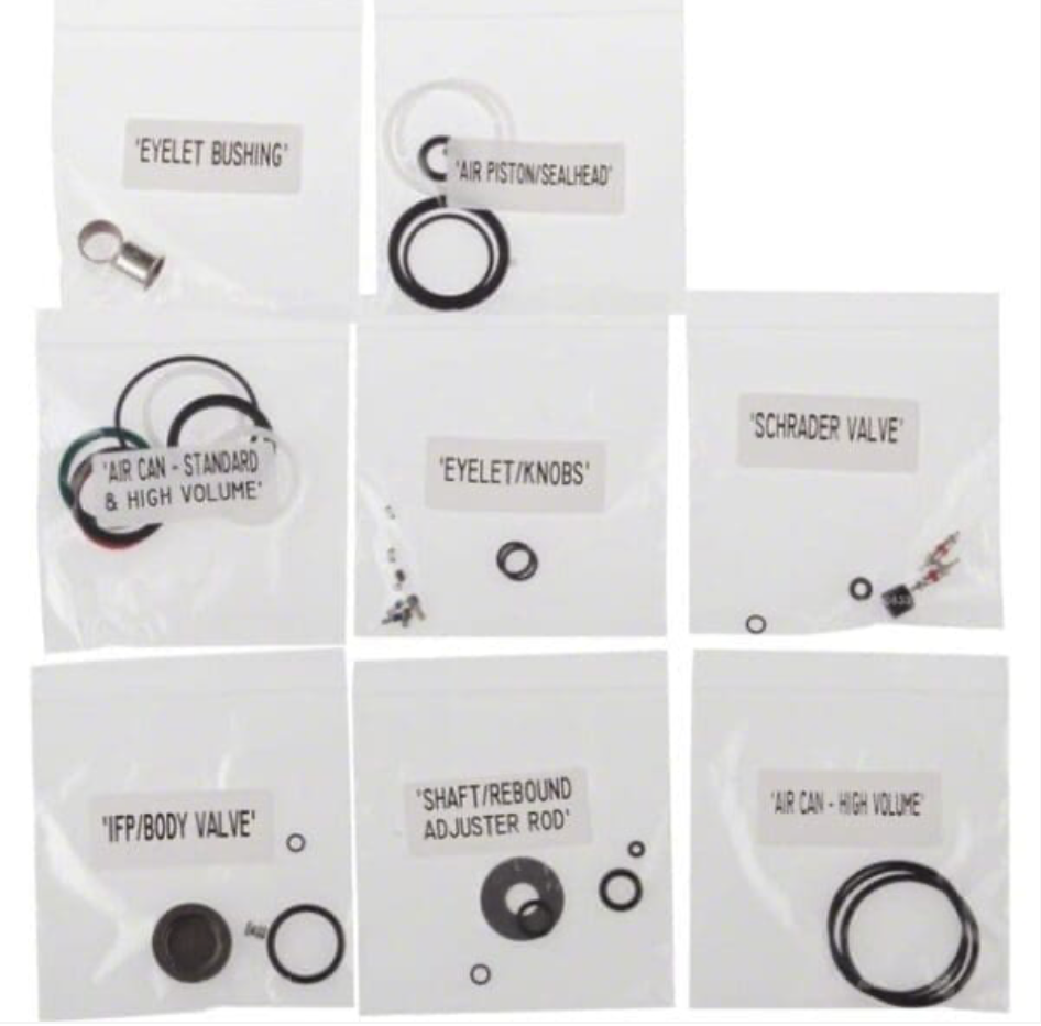 Kit de Servicio Completo RockShox Monarch B1 (RL) · C1 (R/RT/RT3) · D1 (RT3)