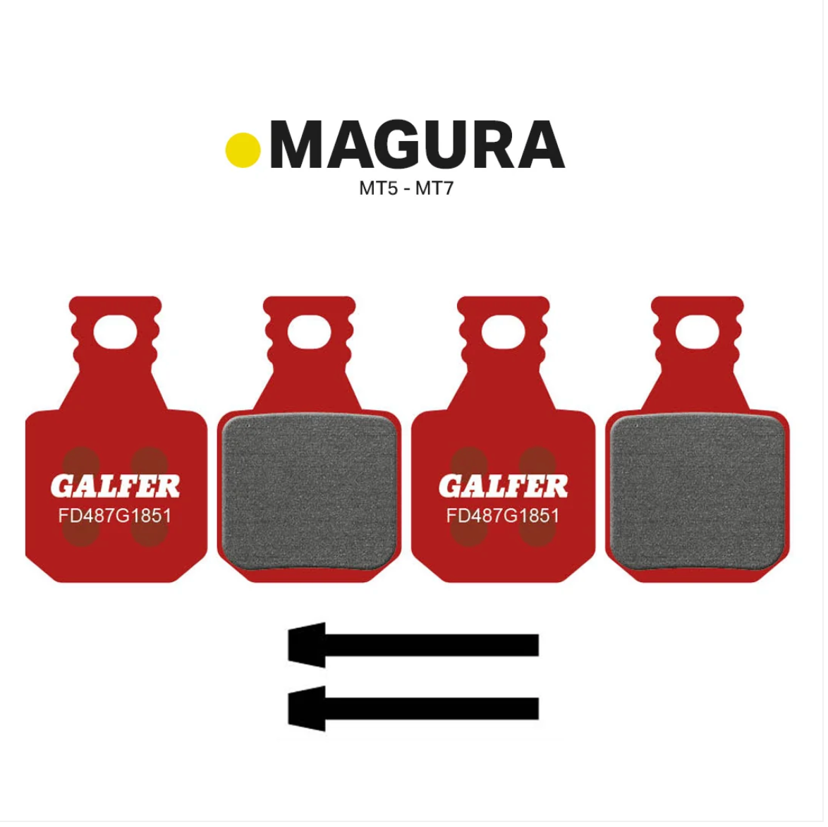 Balatas GALFER Advanced MAGURA MT5 - MT7 4 PADS