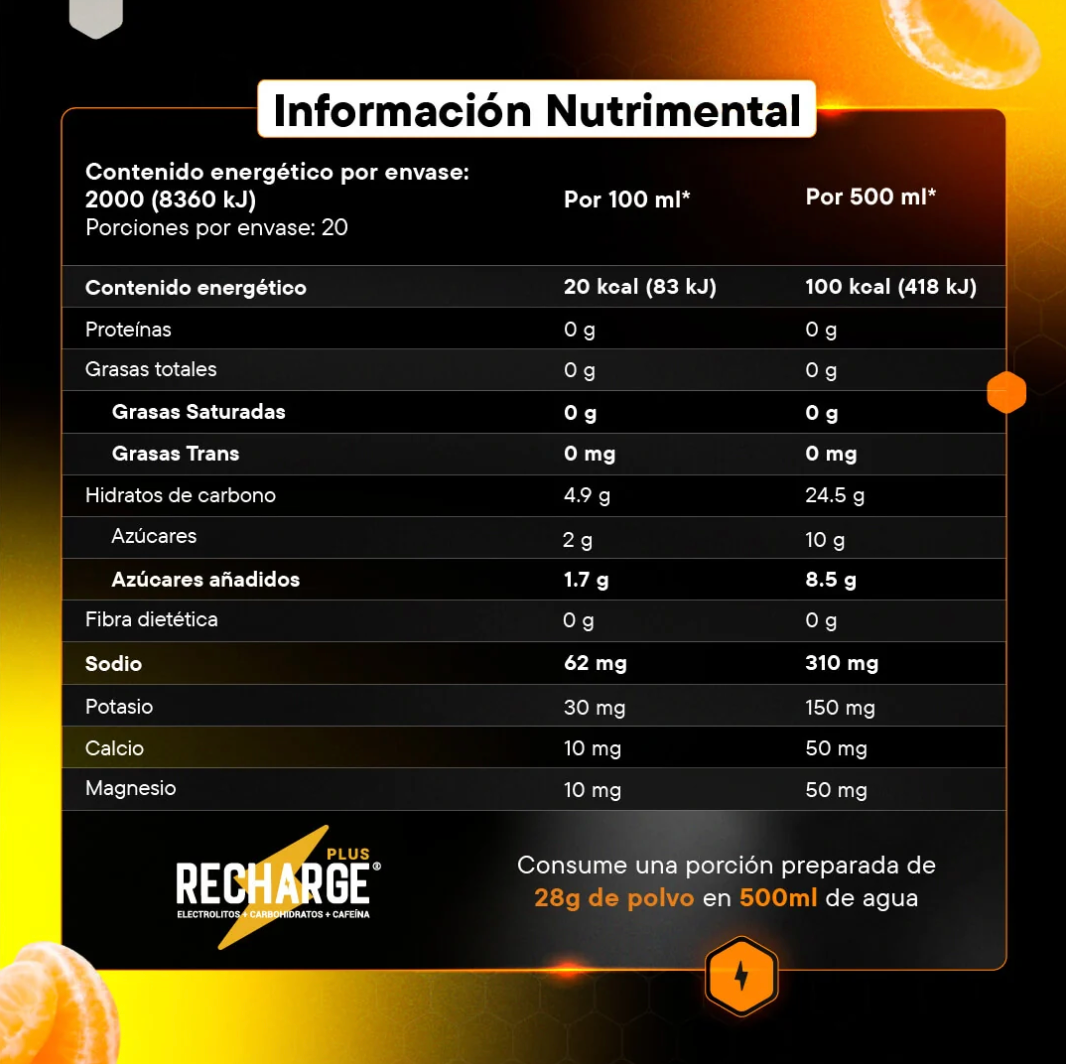Recharge Plus (Mandarina)