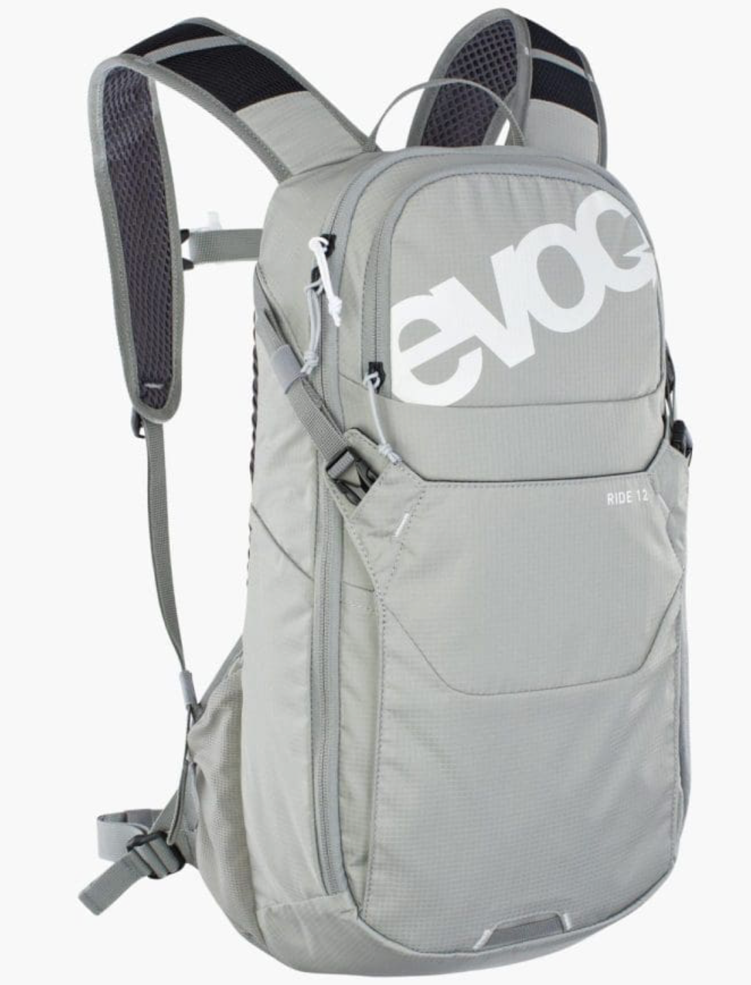 Mochila EVOC Ride 12 + bolsa de hidratacion 2LT Stone