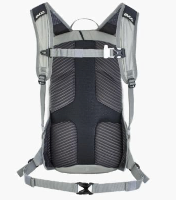 Mochila EVOC Ride 12 + bolsa de hidratacion 2LT Stone