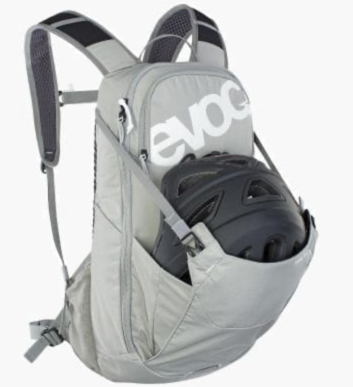 Mochila EVOC Ride 12 + bolsa de hidratacion 2LT Stone