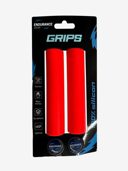 PUÑOS ENDURANCE GEAR GRIPS ROJO