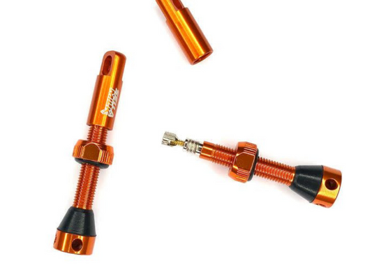 Válvula Tubeless Sellamilk Naranja