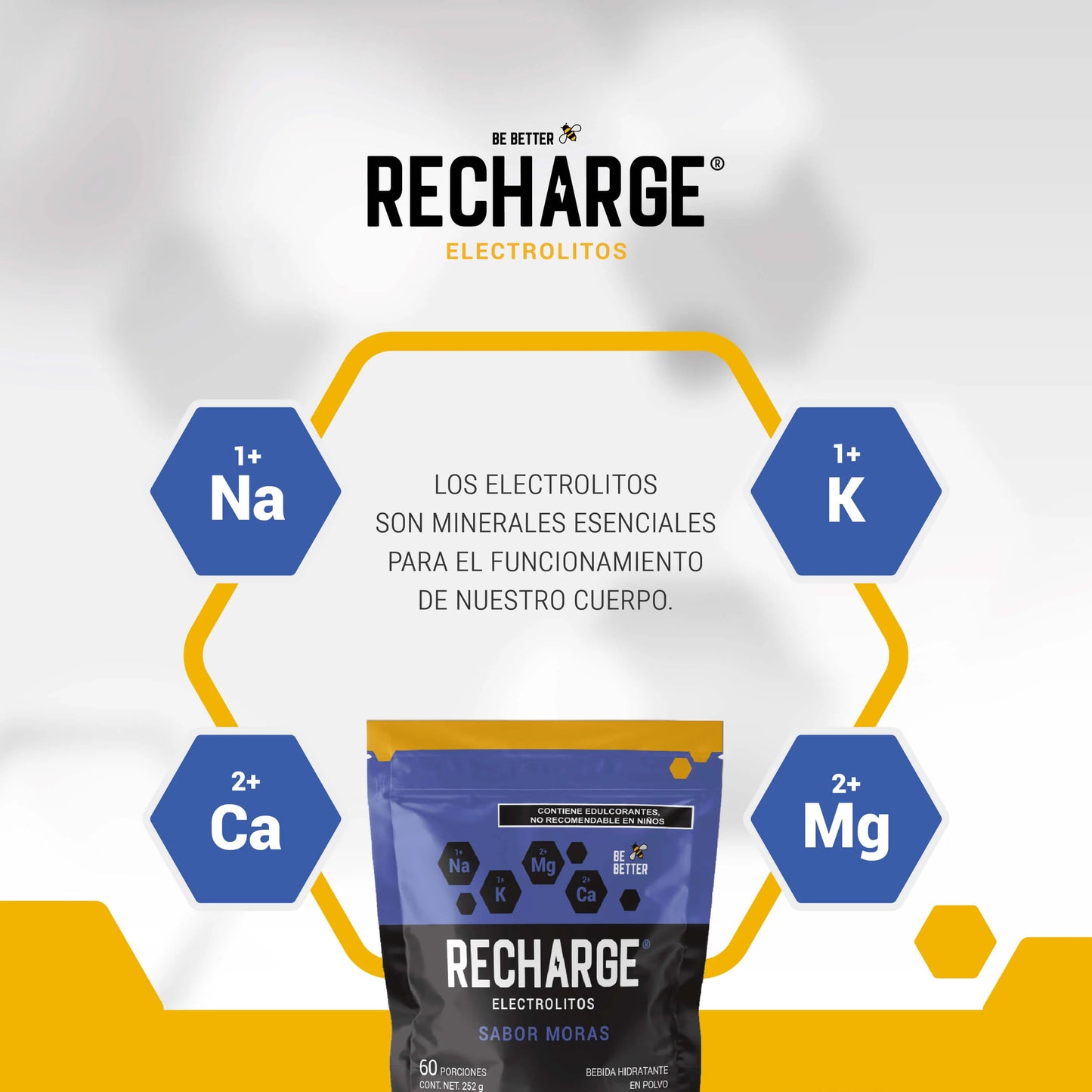 RECHARGE  ELECTROLITOS EN POLVO MORAS