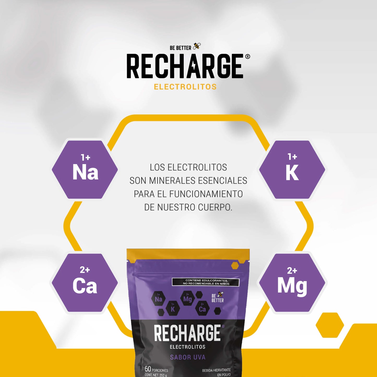 RECHARGE ELECTROLITOS EN POLVO UVA