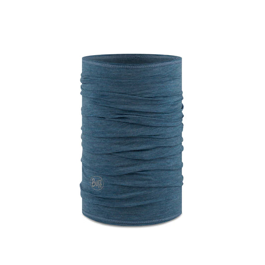 BUFF LIGTHWEIGHT MERINO WOOL SOLID DUSTY BLUE