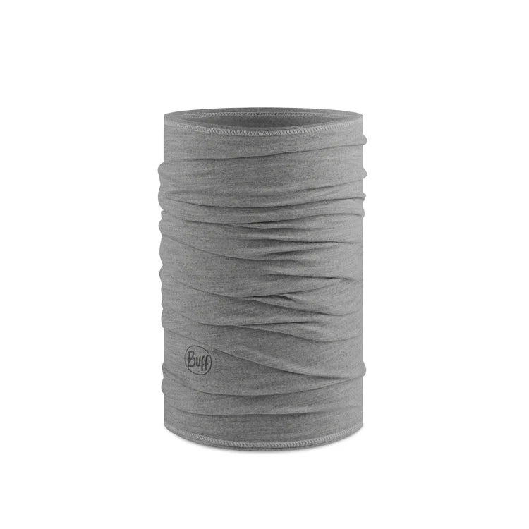 BUFF LIGTHWEIGHT MERINO WOOL SOLID LIGHT GREY