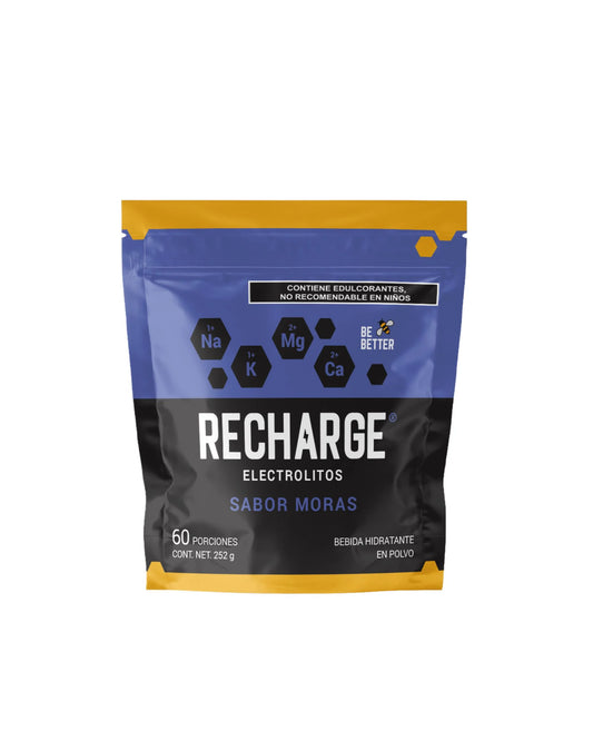 RECHARGE  ELECTROLITOS EN POLVO MORAS